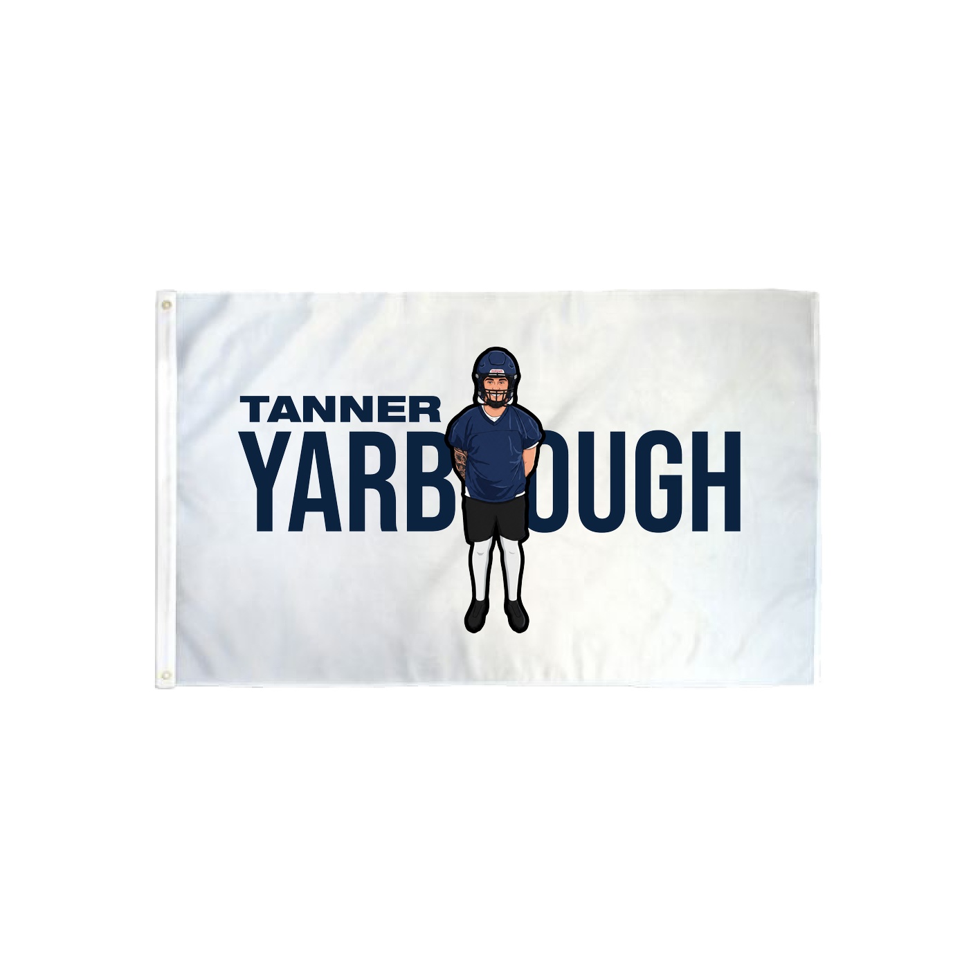 3x5 Flag — Player Name in Classic