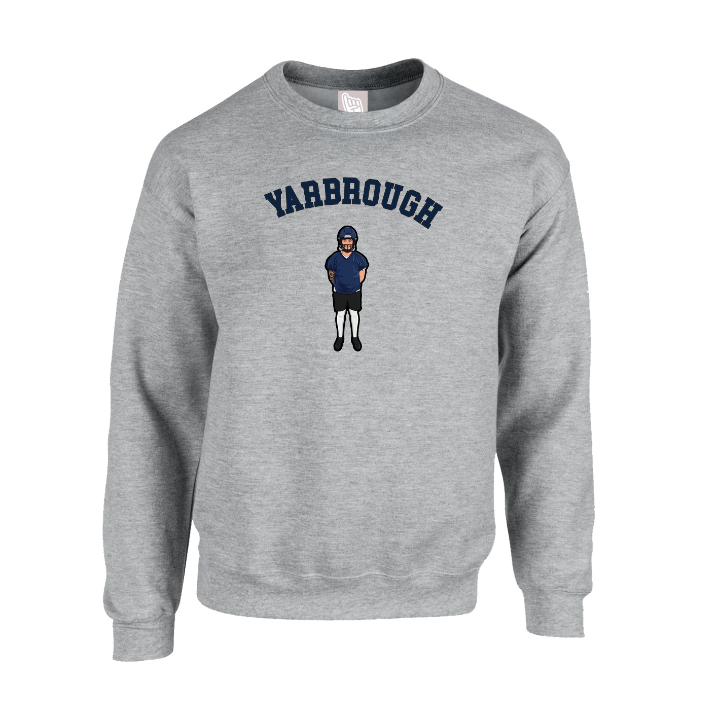 Fleece Crew — Shirsey Arch in Grey