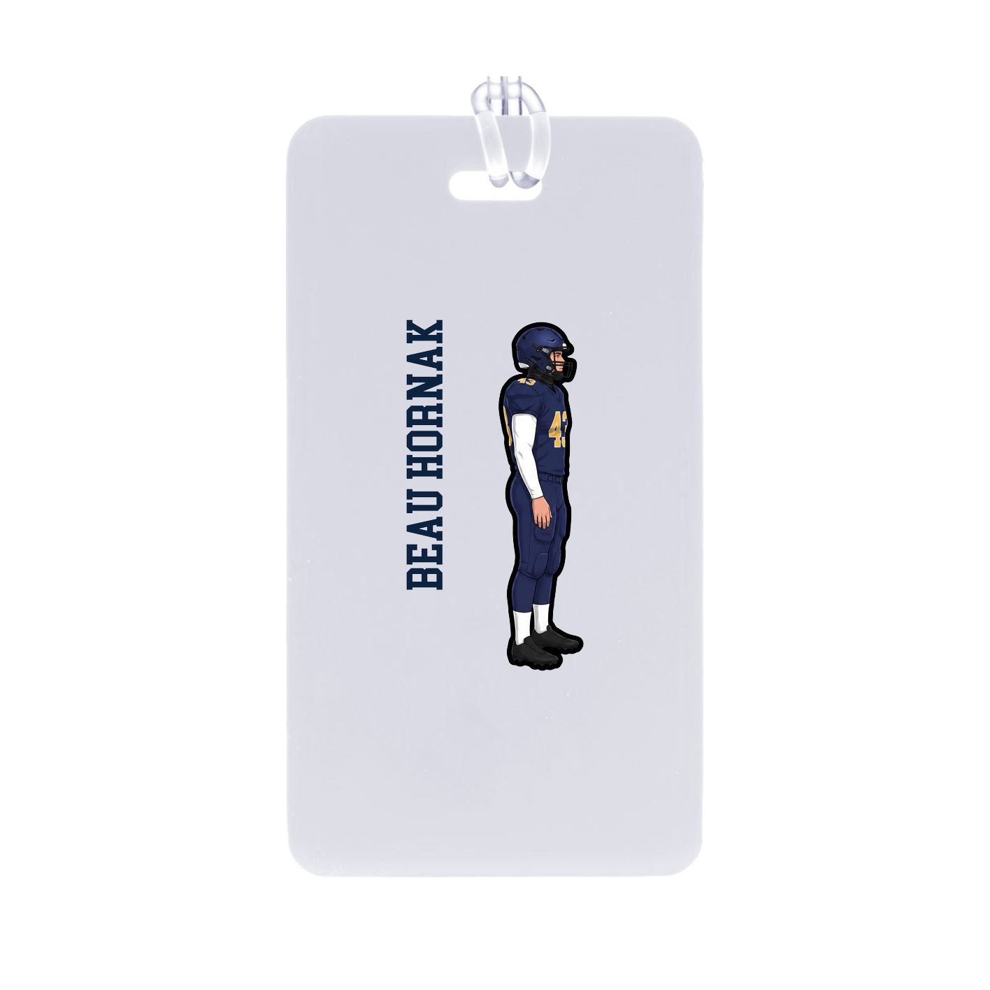 Bag Tag — Name Vertical in Classic