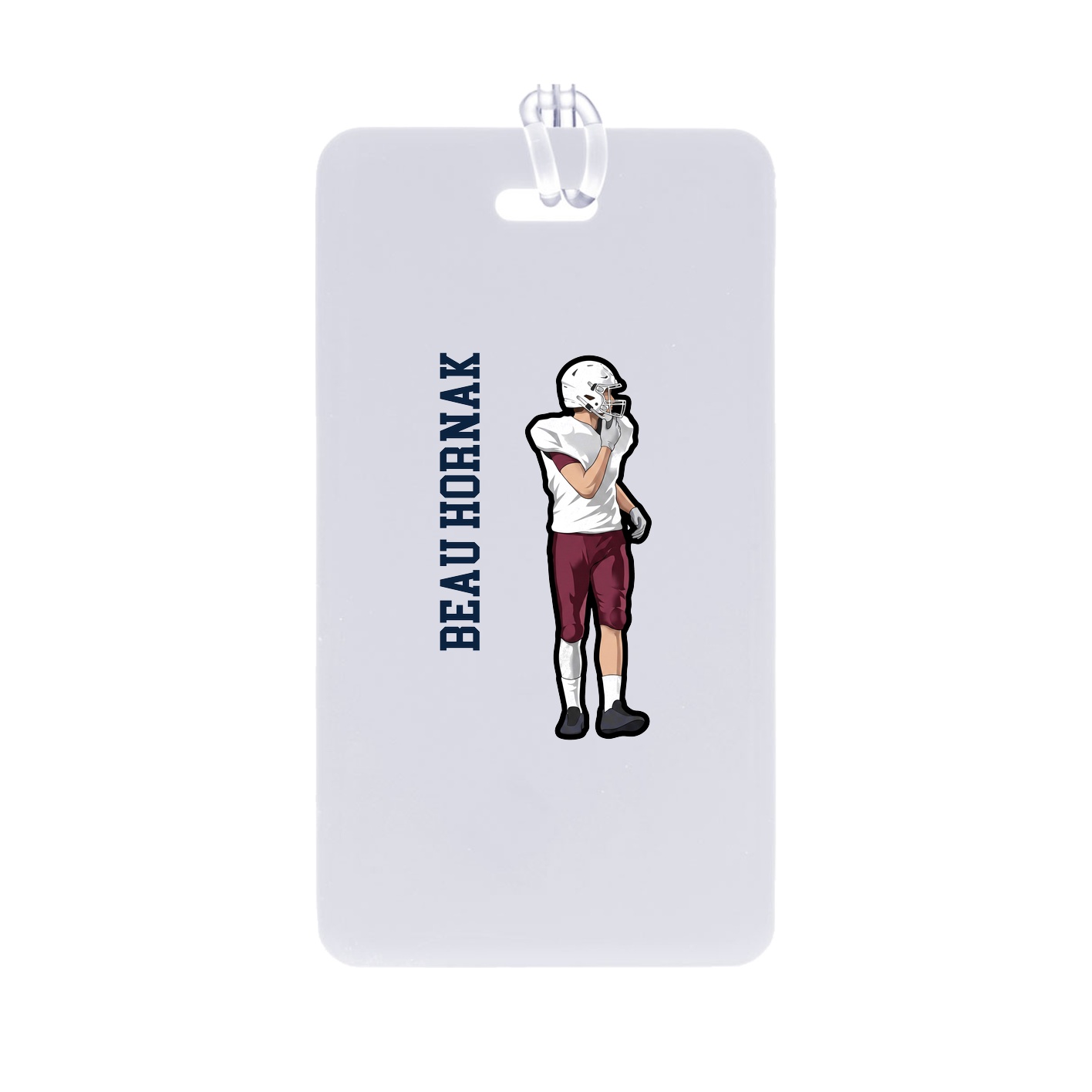 Bag Tag — Name Vertical in Classic
