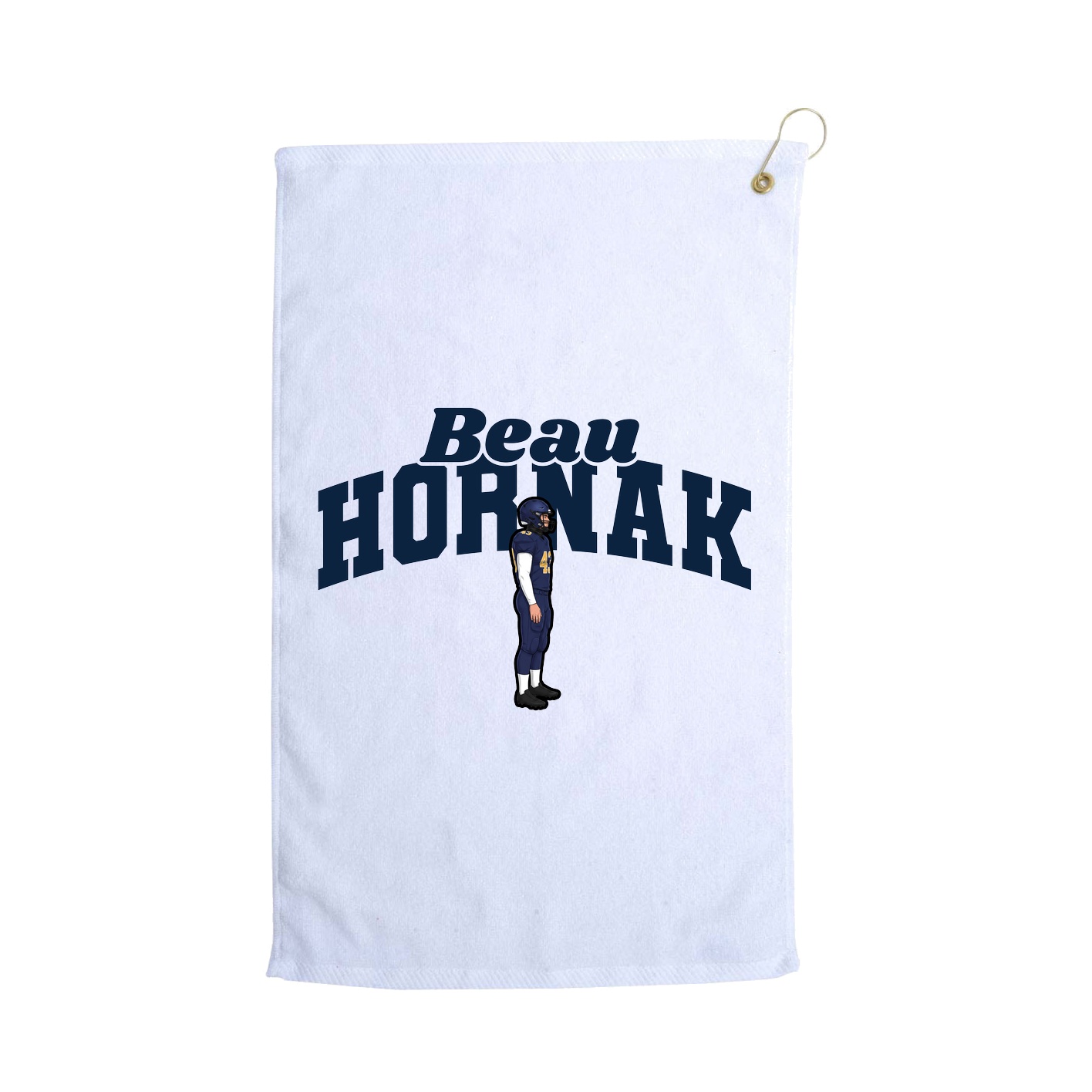 Golf Towel — Signature Arch in White