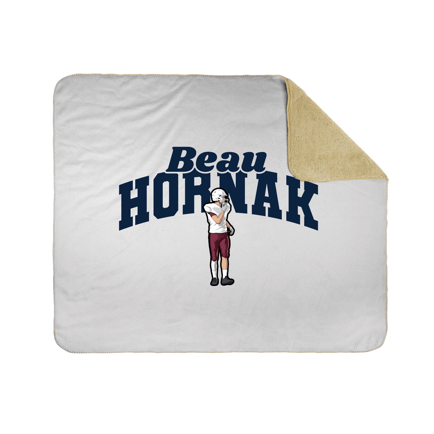 Throw Blanket — Signature Arch in White