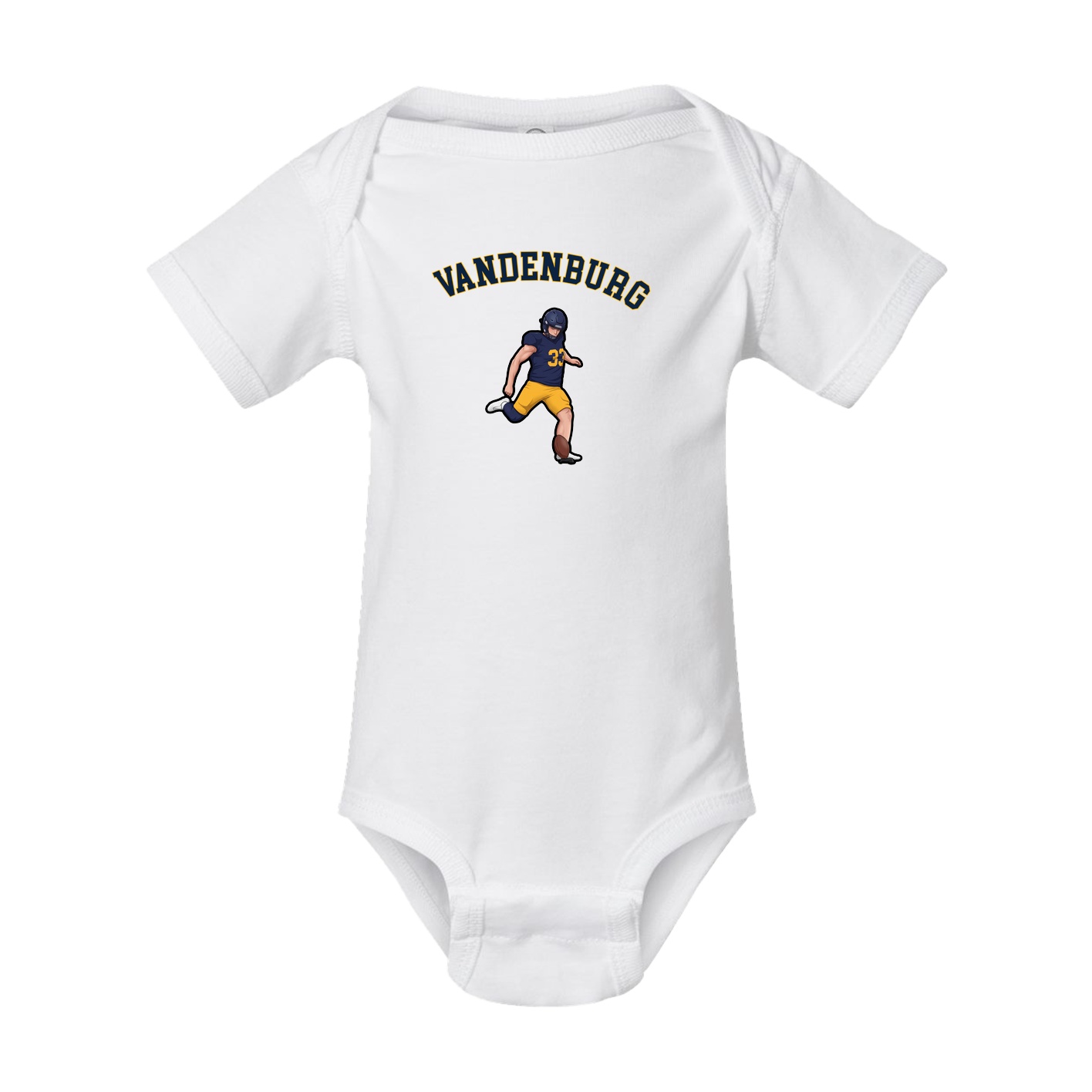 Baby Onesie — Shirsey Arch in White