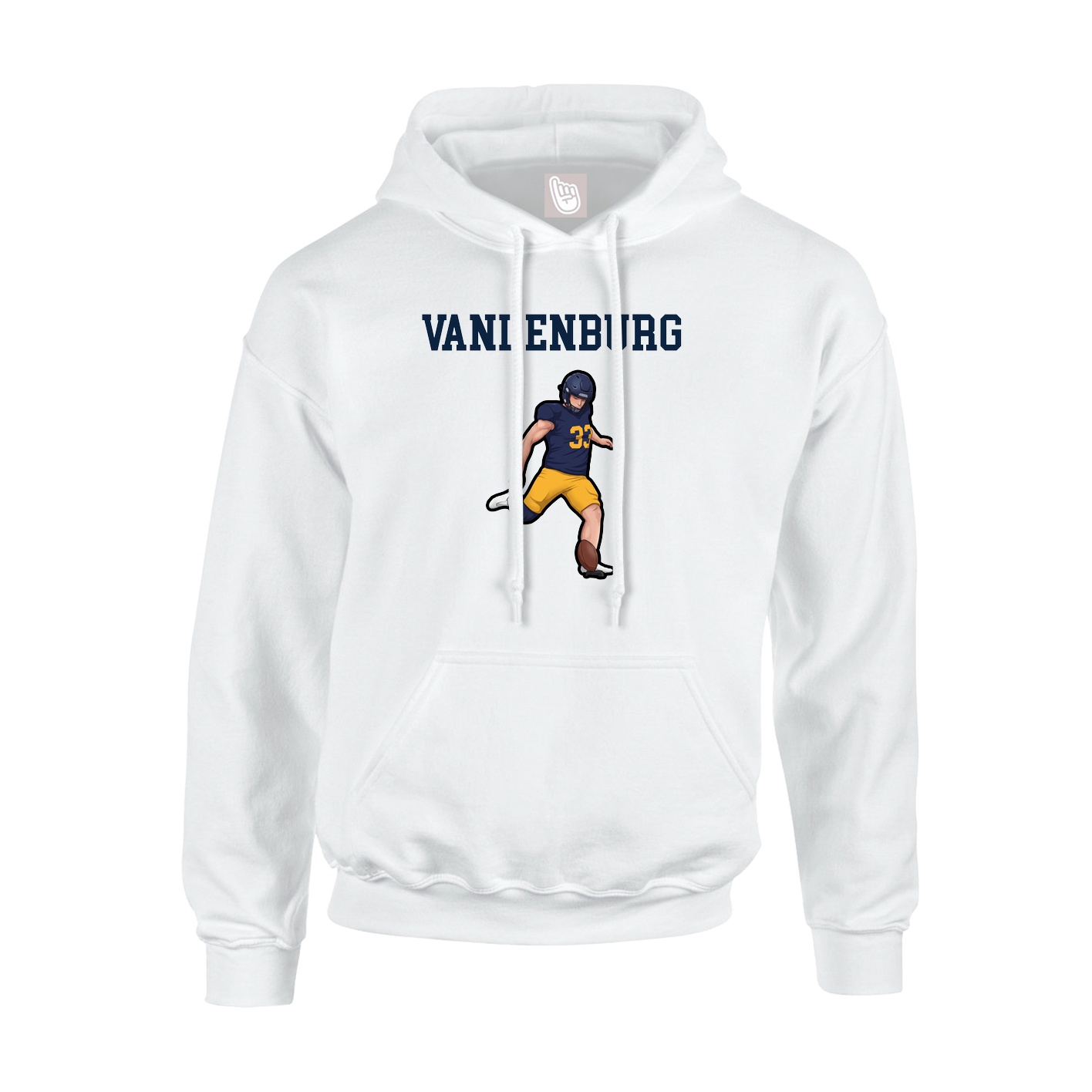 Youth Hoodie — Shirsey in White