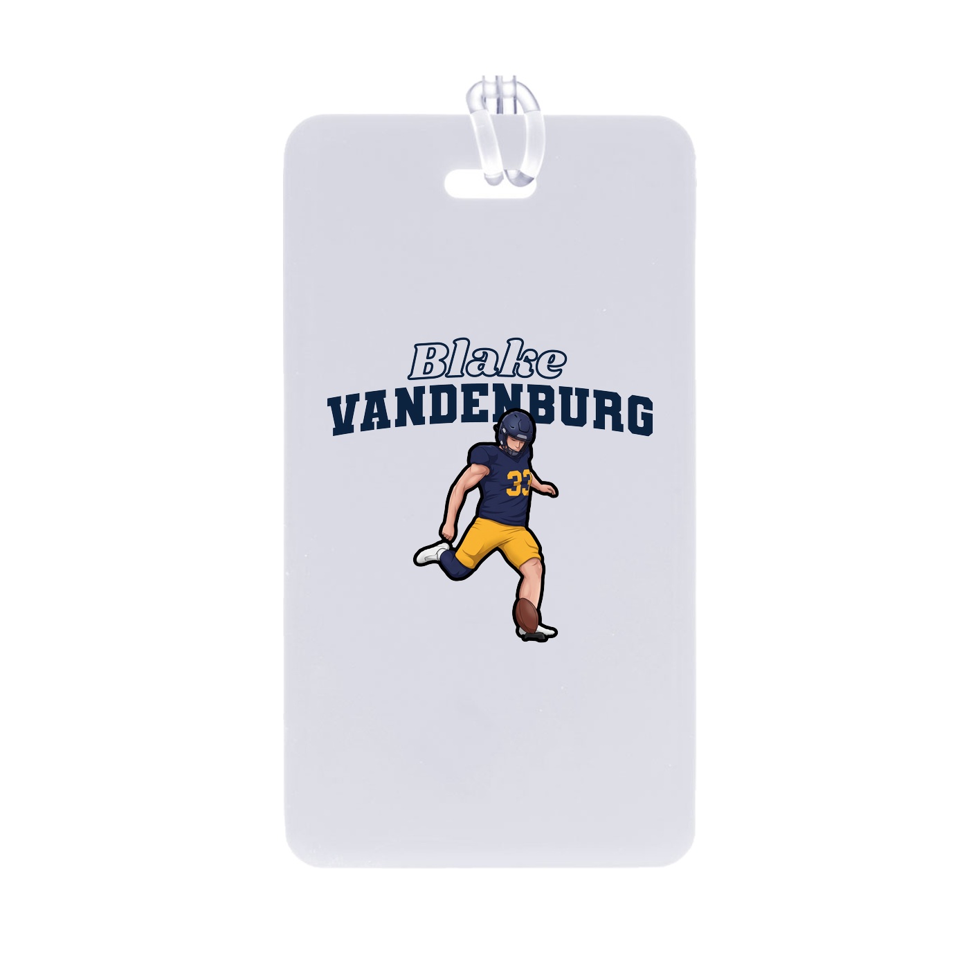 Bag Tag — Name Arch in Classic