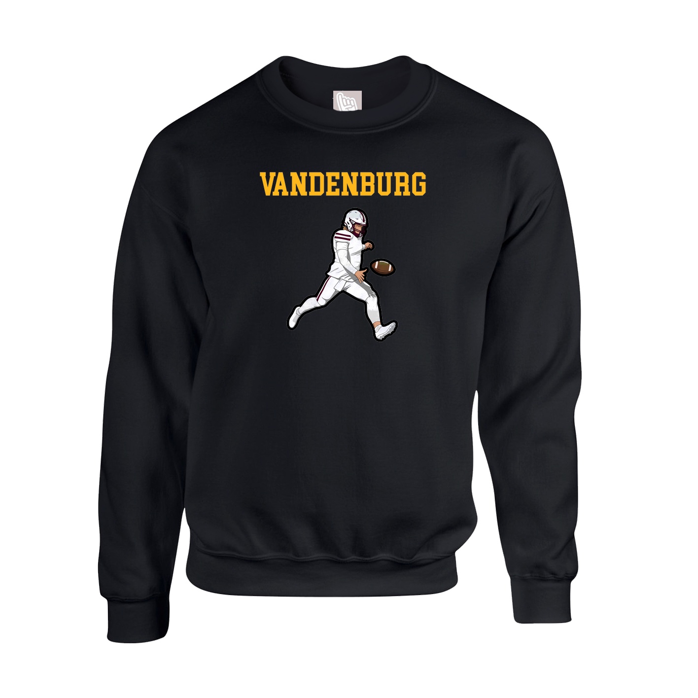 Fleece Crew — Shirsey in Black