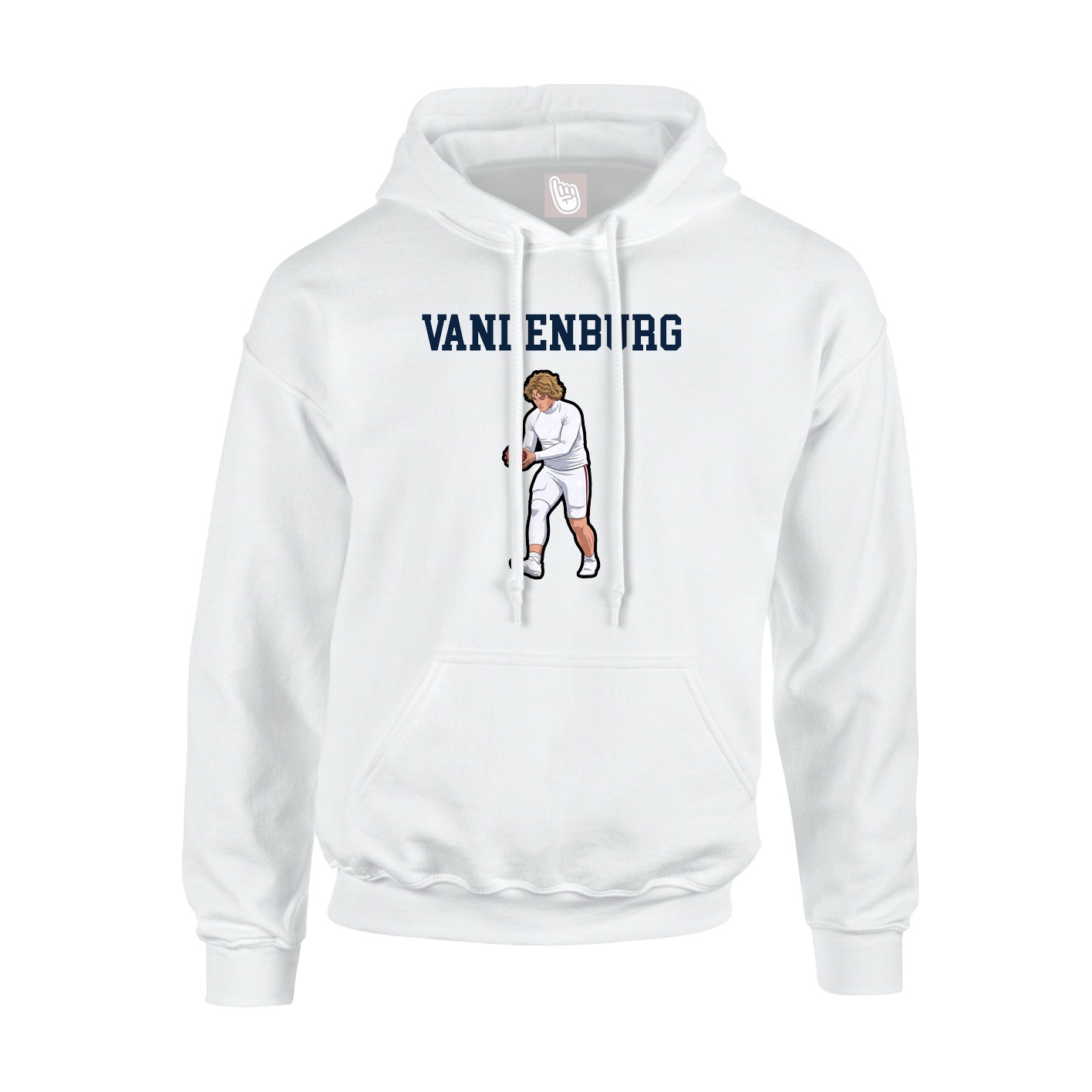 Hoodie — Shirsey in White