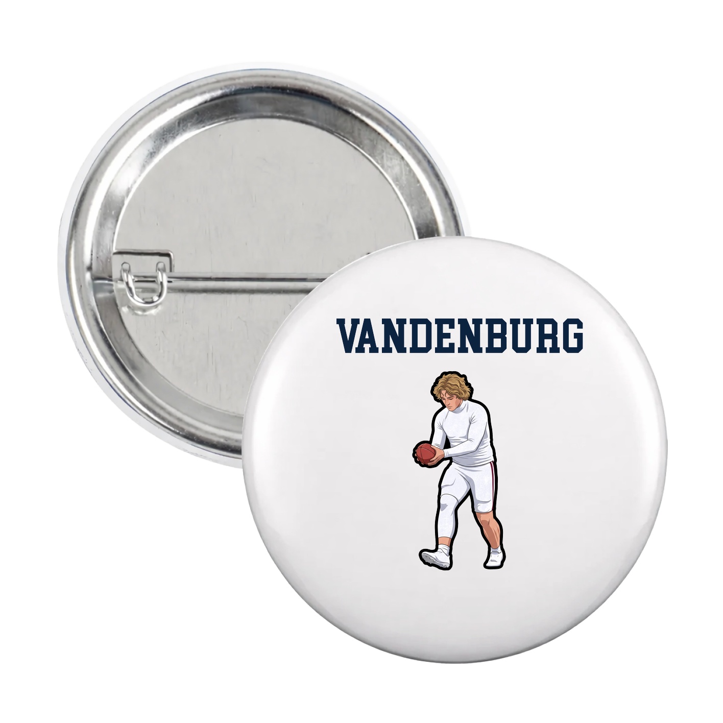 Game Day Button — Shirsey in White