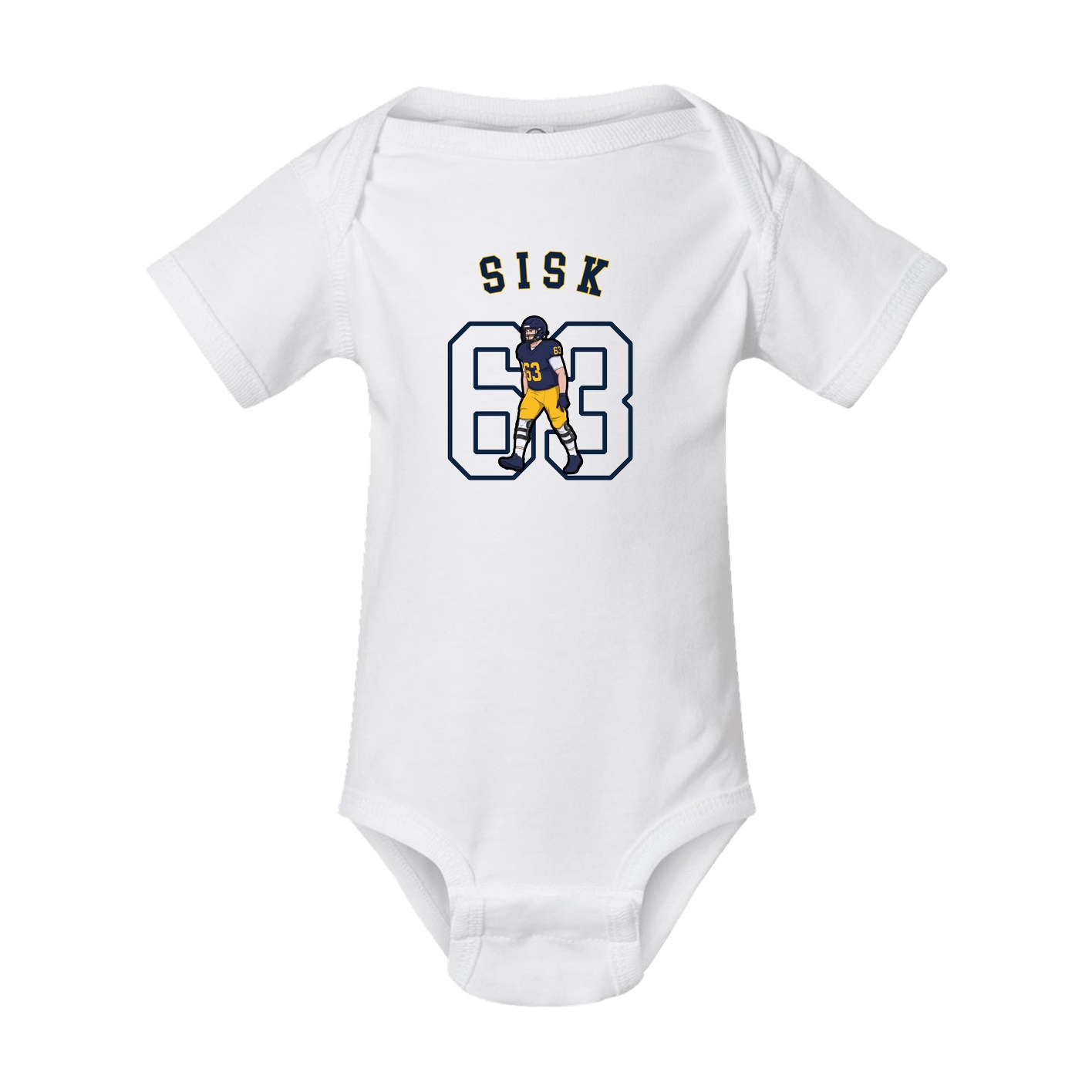 Baby Onesie — Shirsey Arch in White