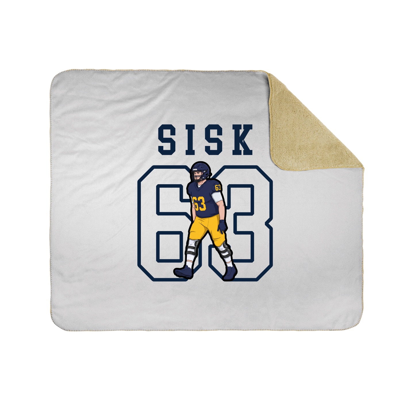 Throw Blanket — Shirsey in White