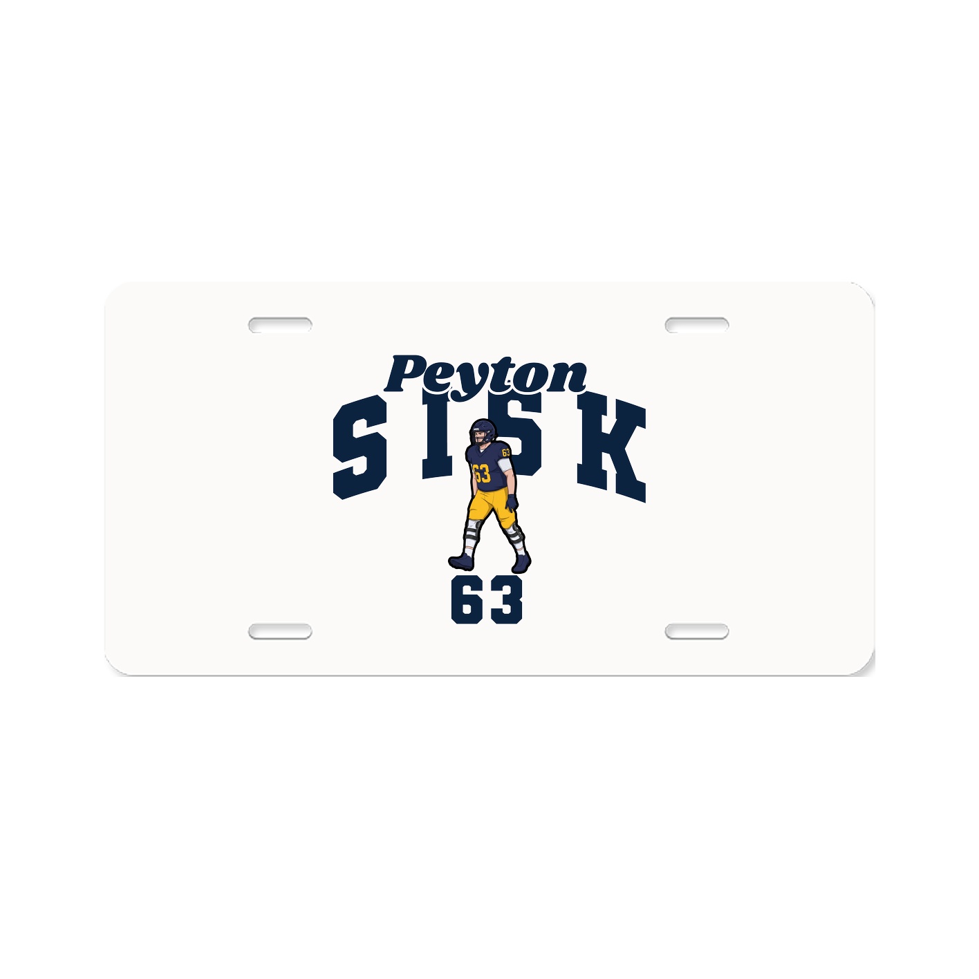 License Plate — Signature Arch in Classic