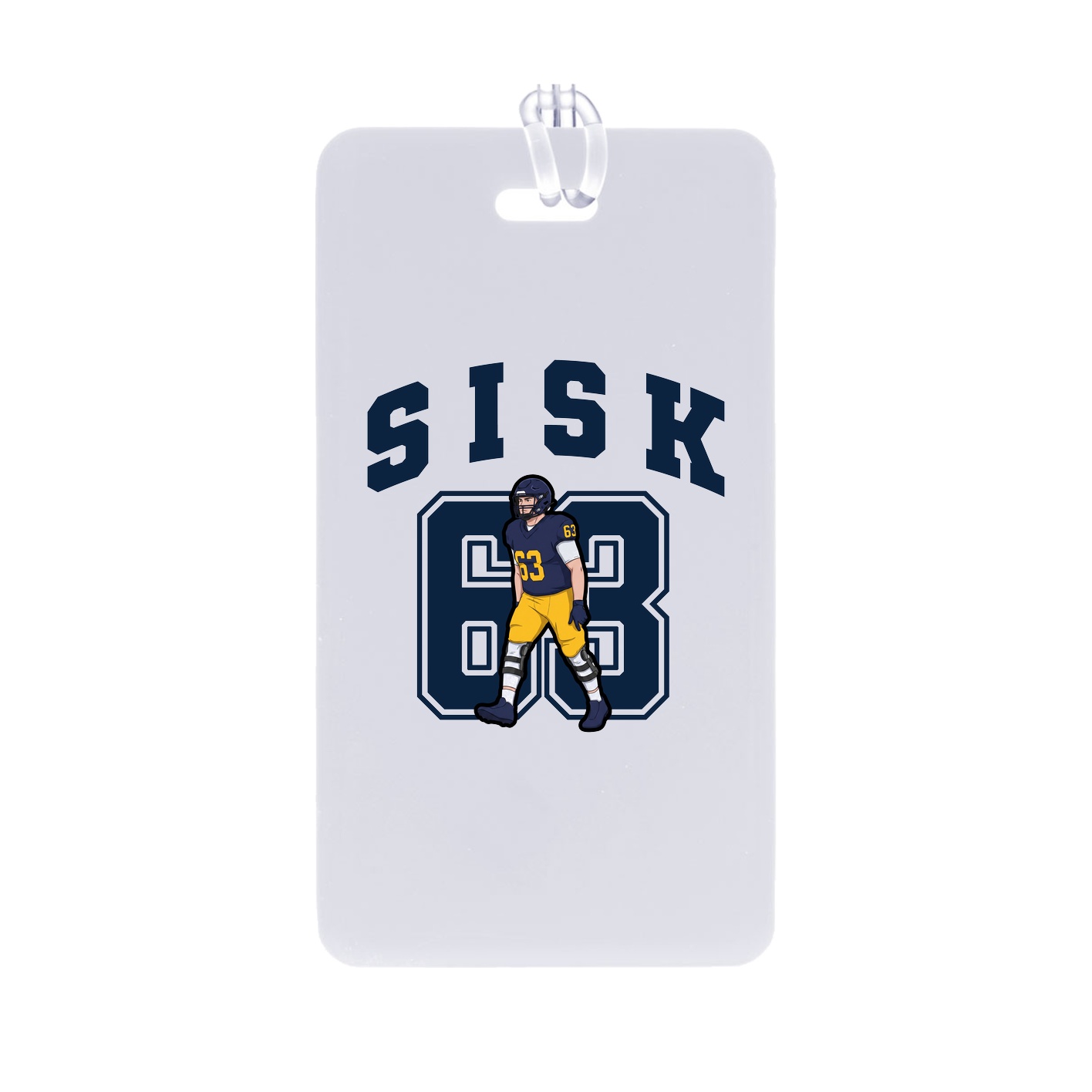 Bag Tag — Number in Classic