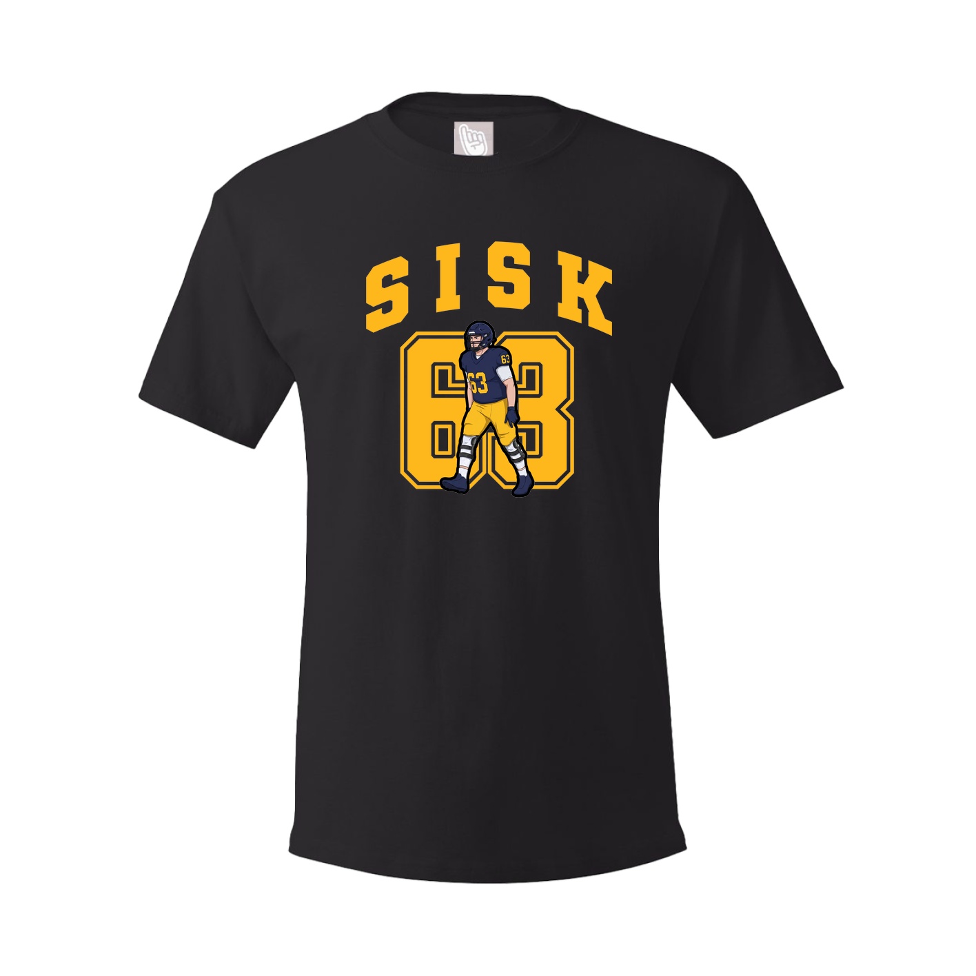 Youth Tee — Number in Black