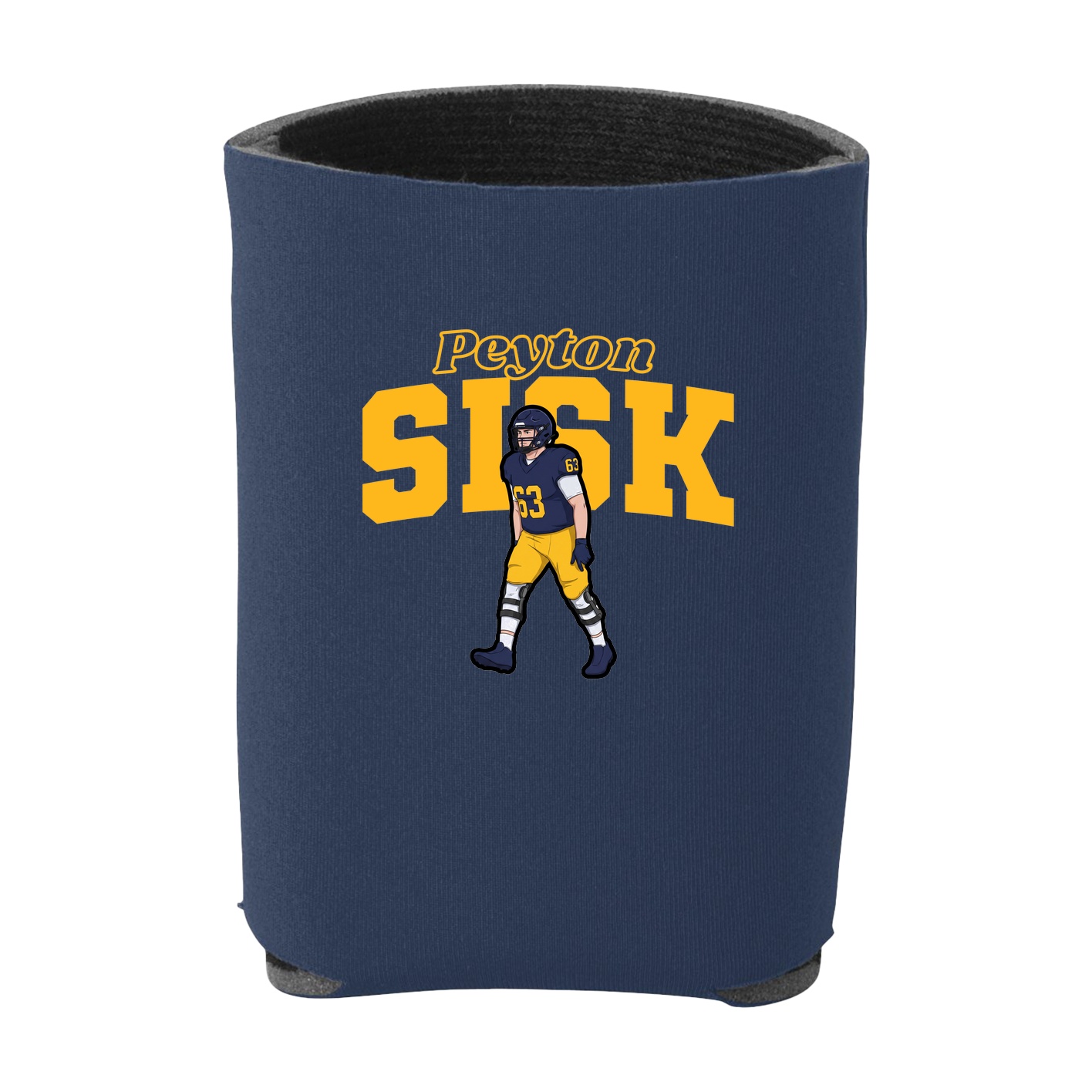 Can Holder — Name Arch in Navy
