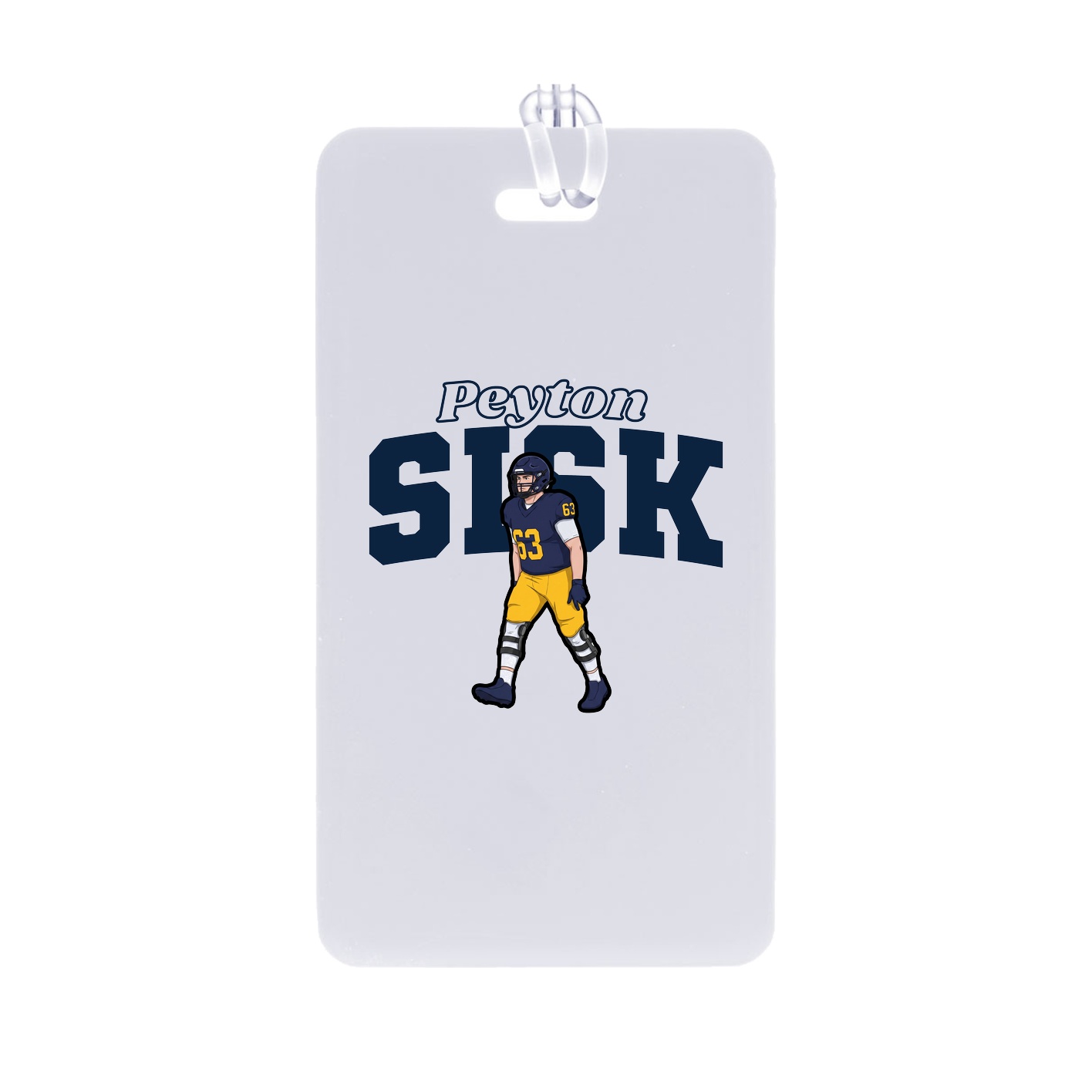 Bag Tag — Name Arch in Classic