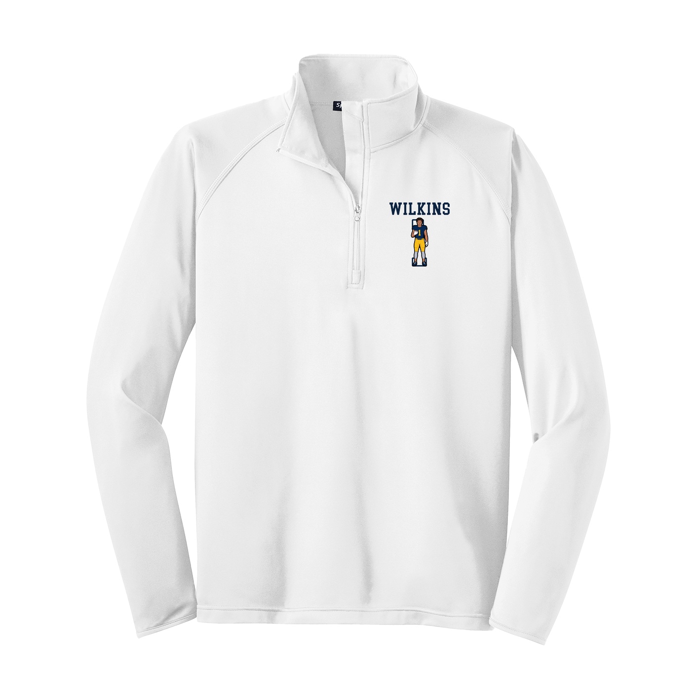 Q-Zip Pullover — Shirsey in White