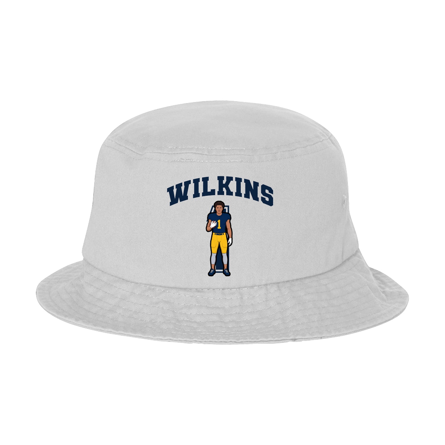 Bucket Cap — Number in White