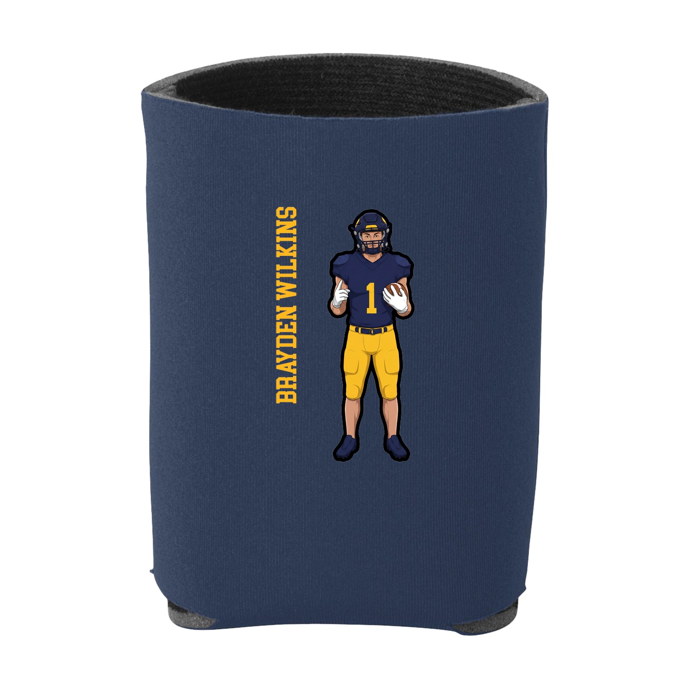 Can Holder — Name Vertical in Navy