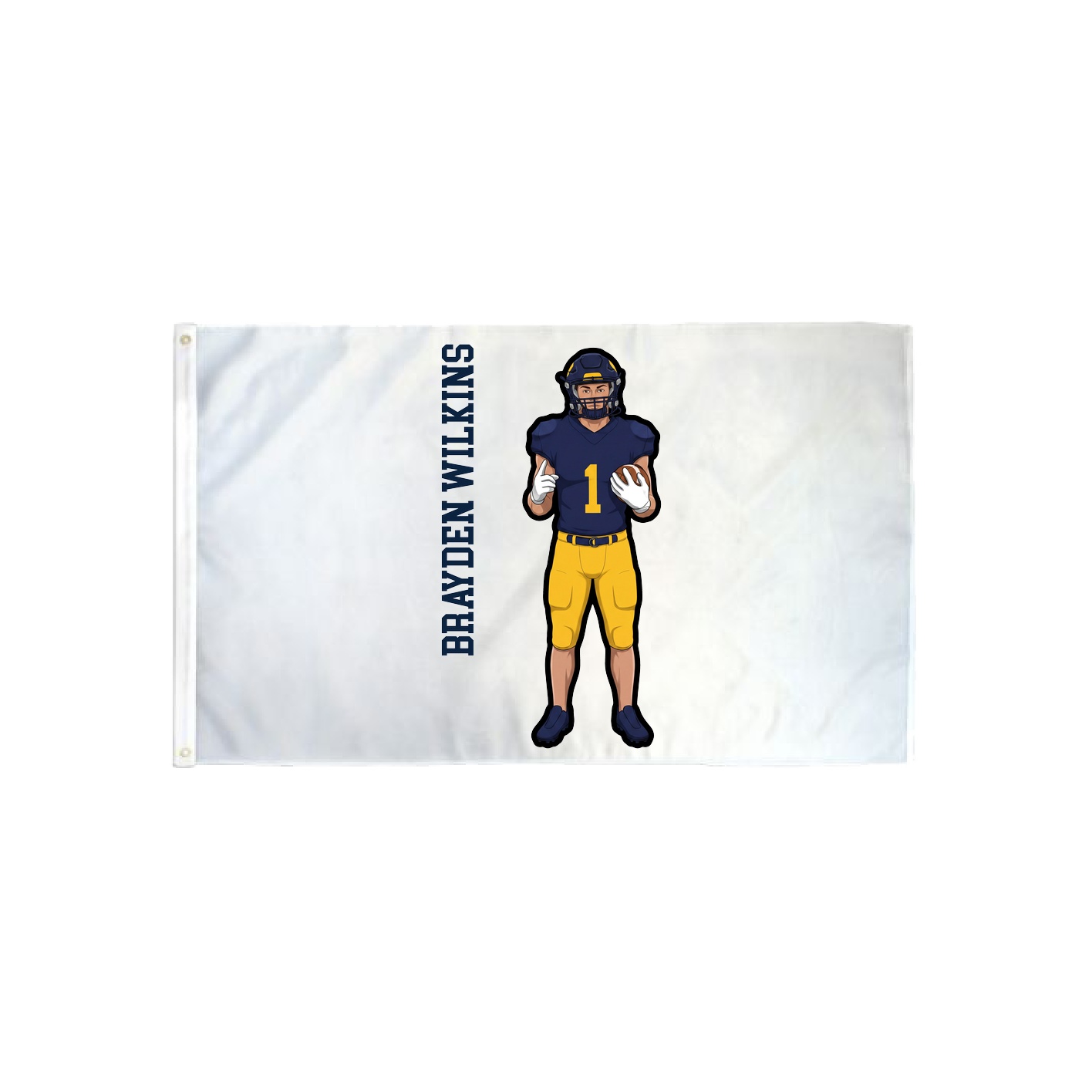 3x5 Flag — Name Vertical in Classic