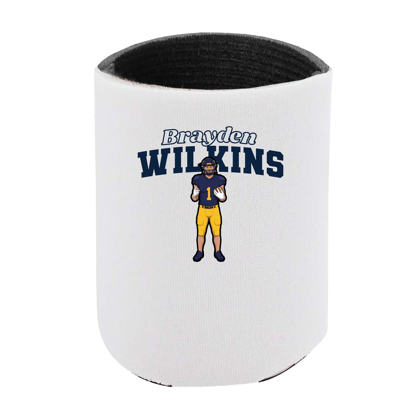 Can Holder — Name Arch in White