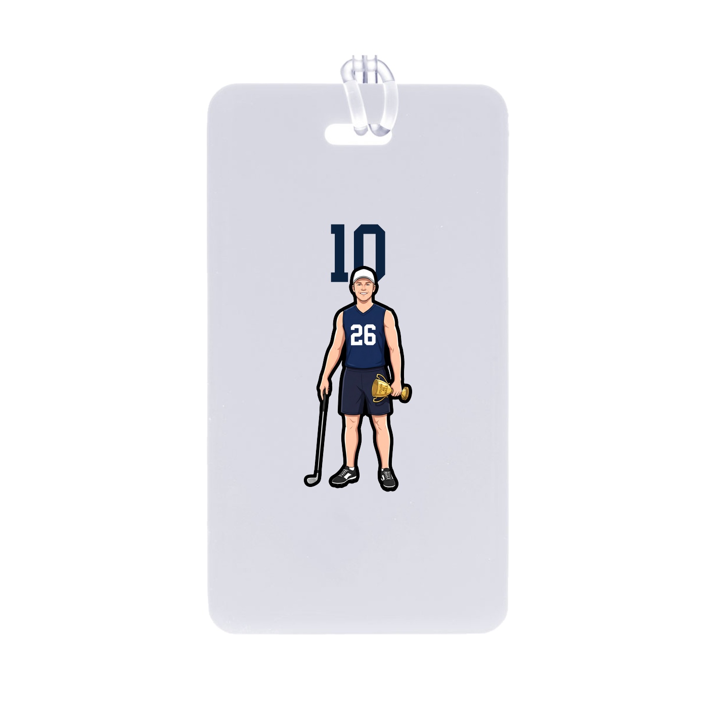 Bag Tag — Number Top in Classic