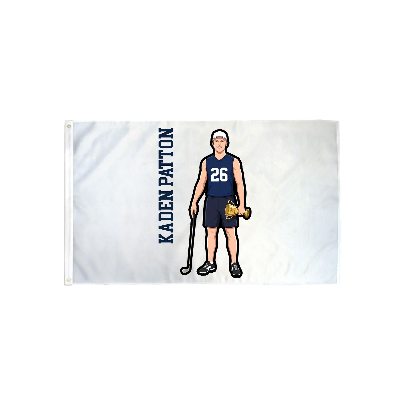 3x5 Flag — Name Vertical in Classic