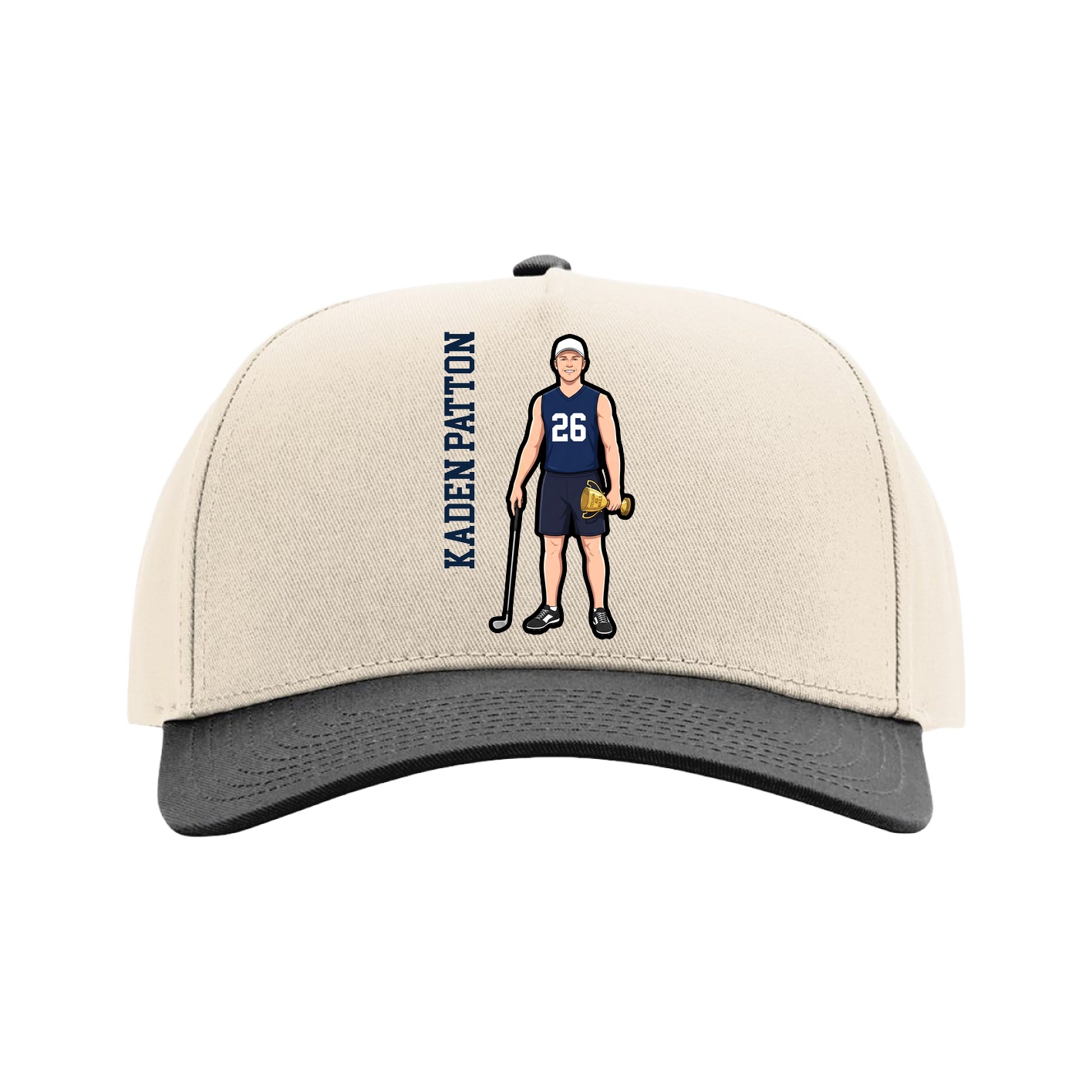 Full Fabric Five-Panel Champ Cap