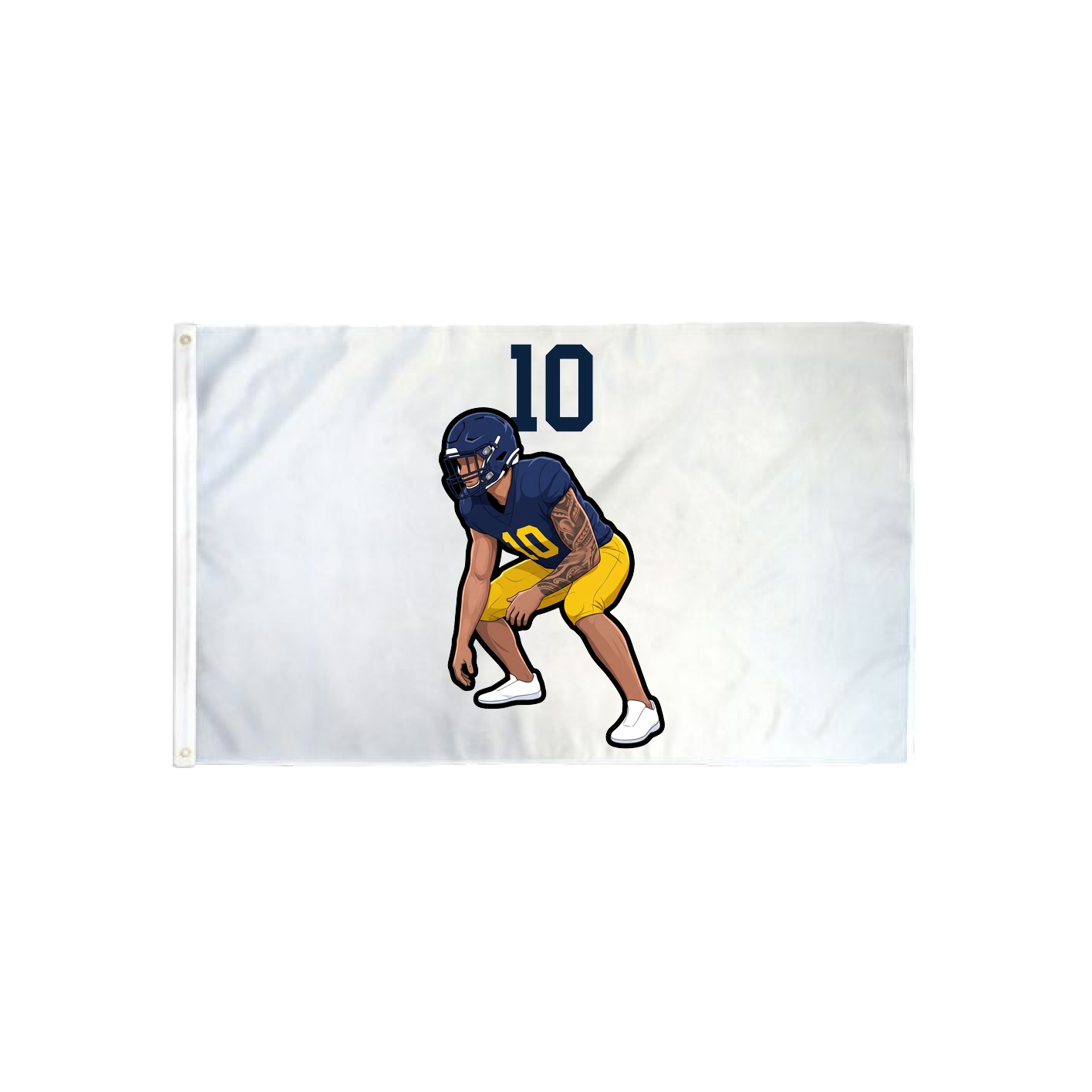 3x5 Flag — Number Top in Classic