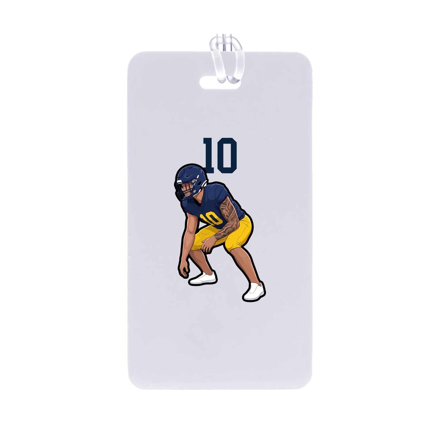 Bag Tag — Number Top in Classic
