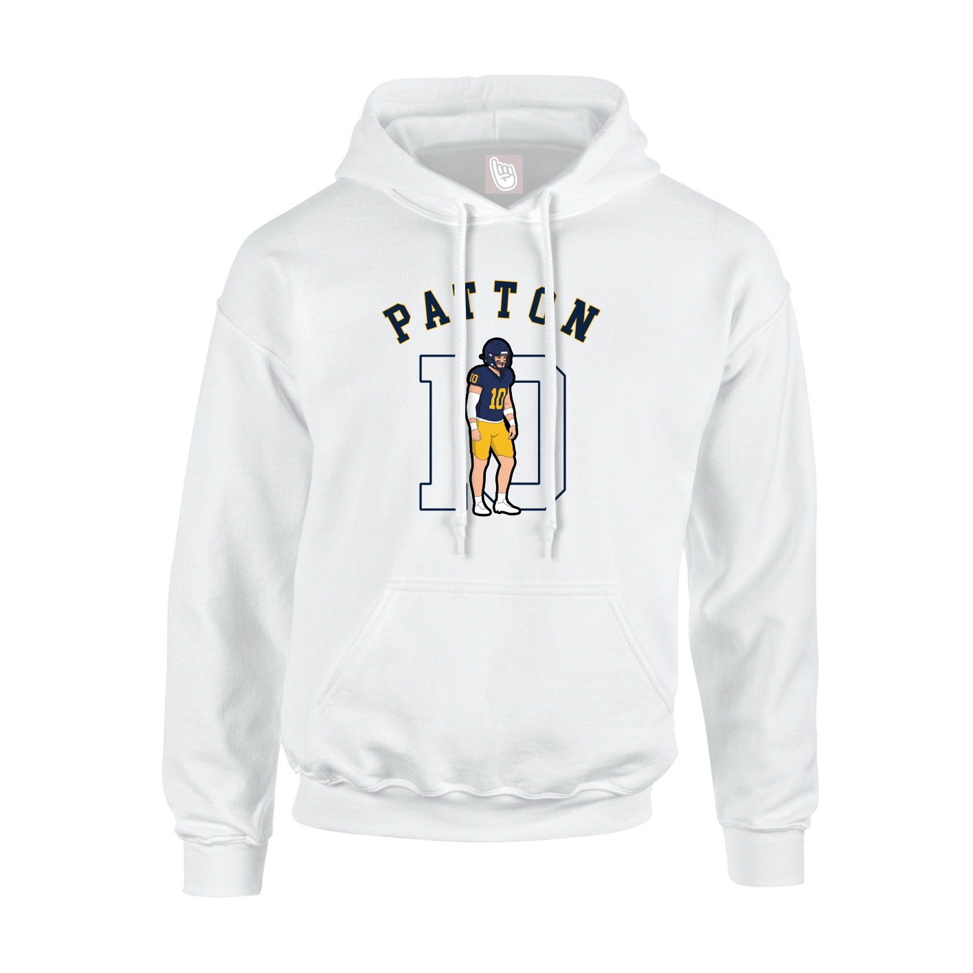 Hoodie — Shirsey Arch in White