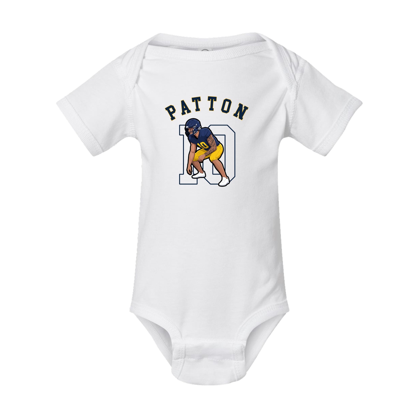 Baby Onesie — Shirsey Arch in White