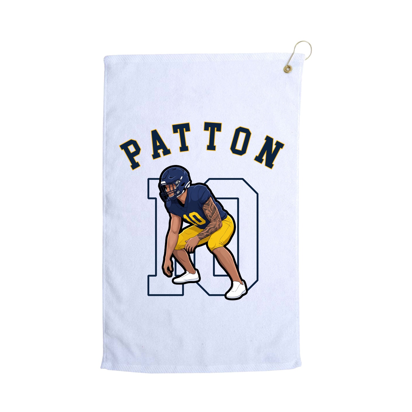 Golf Towel — Shirsey Arch in White