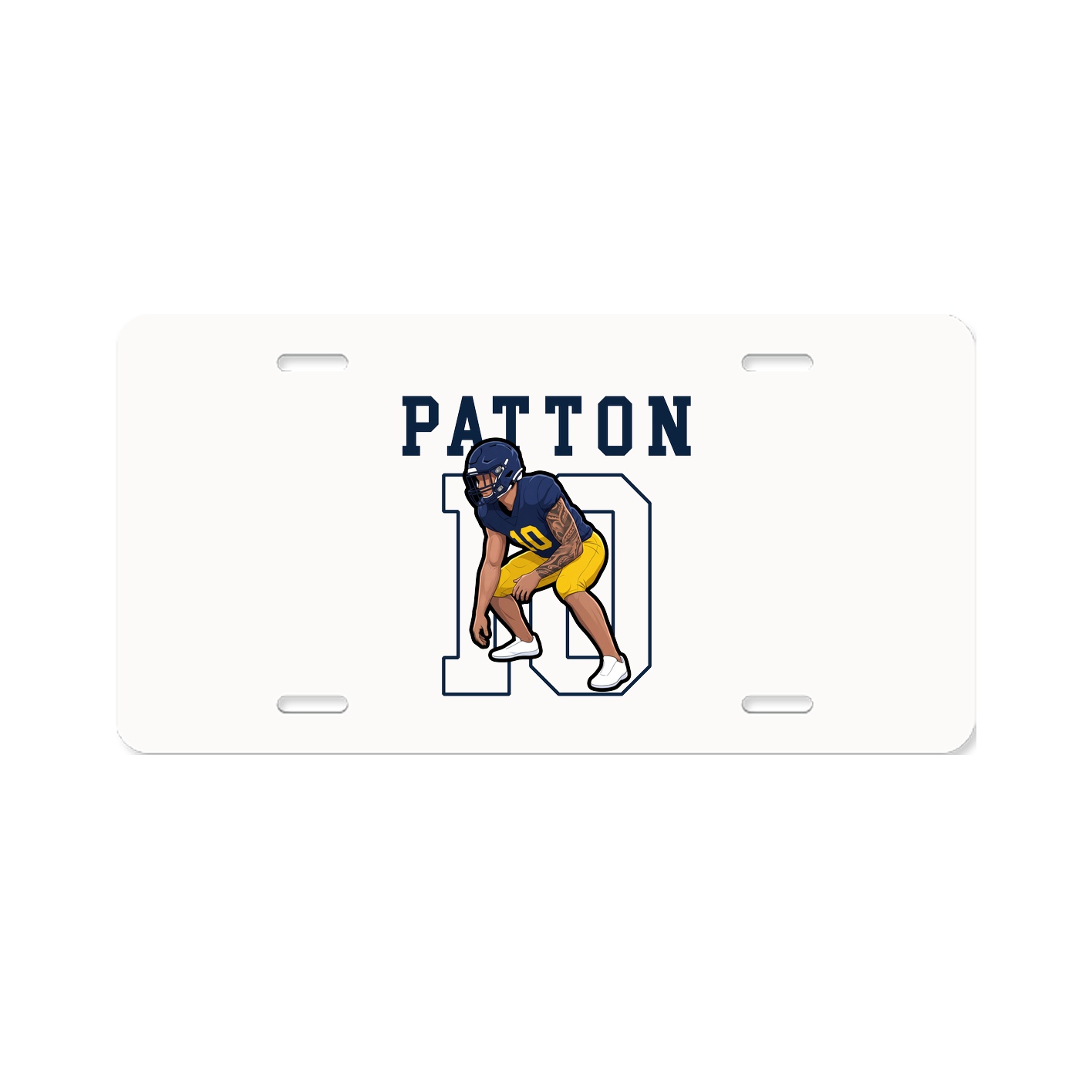 License Plate — Shirsey in Classic