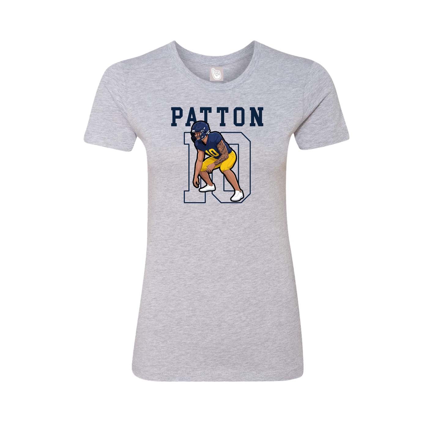 Fitted Women's Tee — Shirsey in Grey