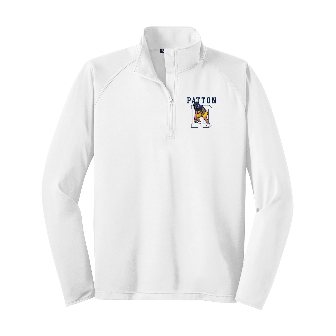 Q-Zip Pullover — Shirsey in White