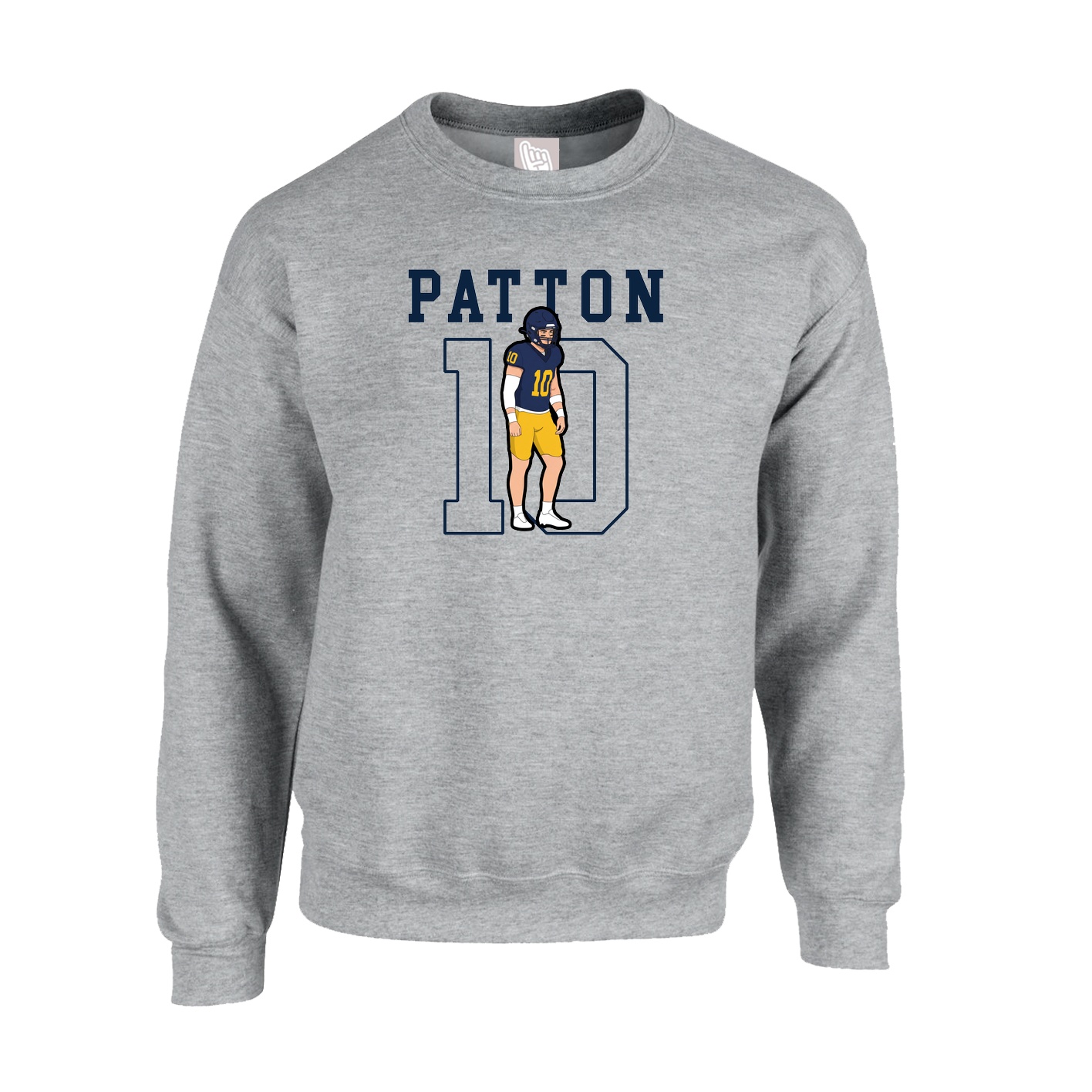 Fleece Crew — Shirsey in Grey