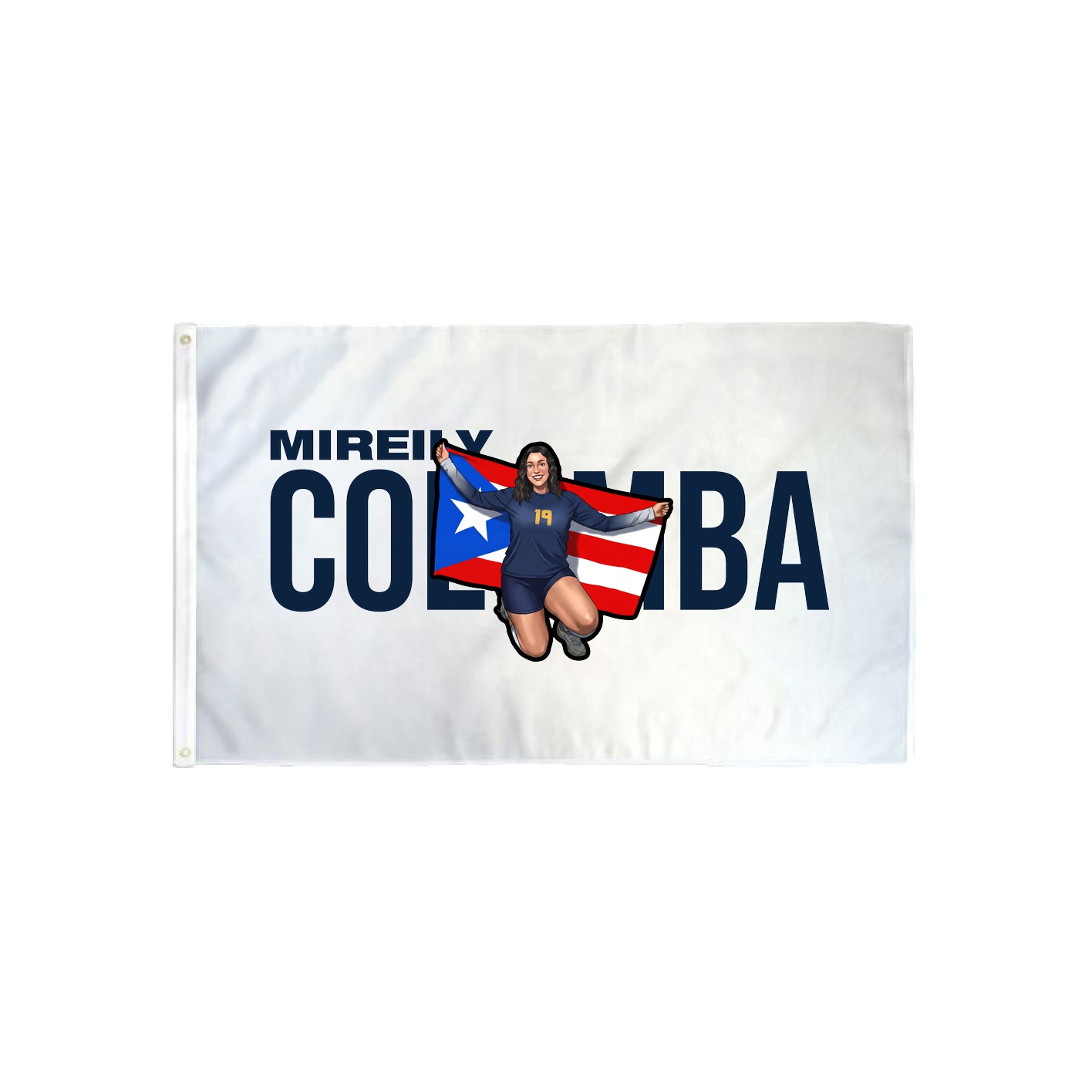 3x5 Flag — Player Name in Classic