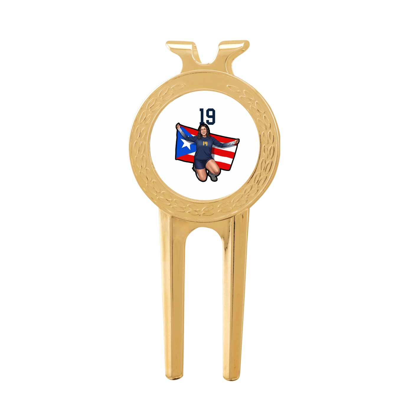 Divot Tool with Ball Marker — Number Top in Classic