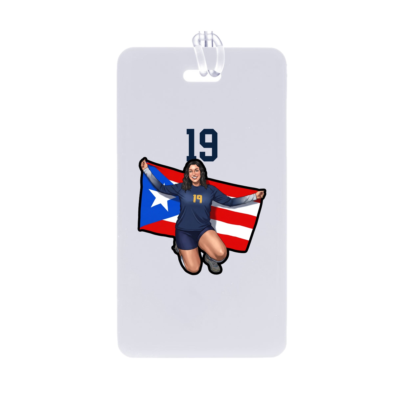 Bag Tag — Number Top in Classic