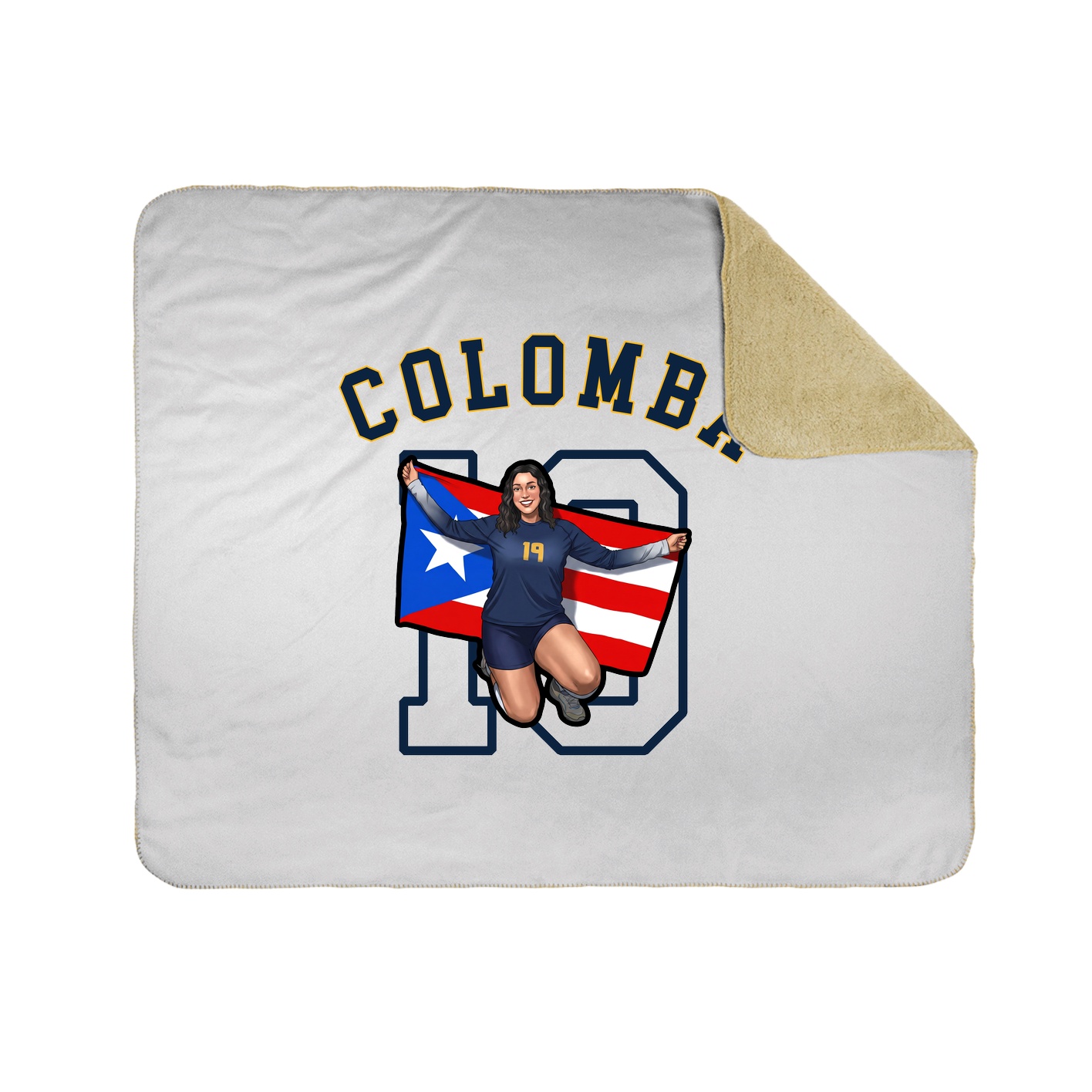 Throw Blanket — Shirsey Arch in White