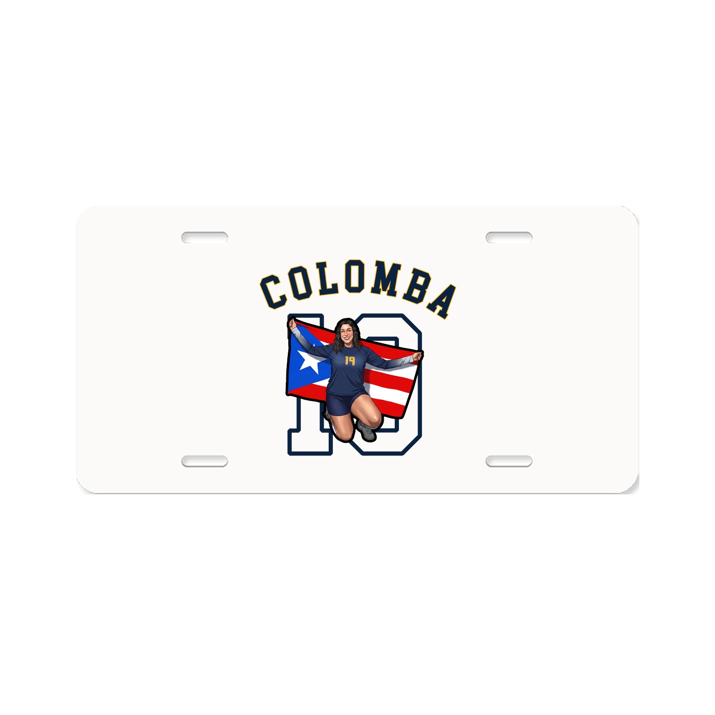 License Plate — Shirsey Arch in Classic