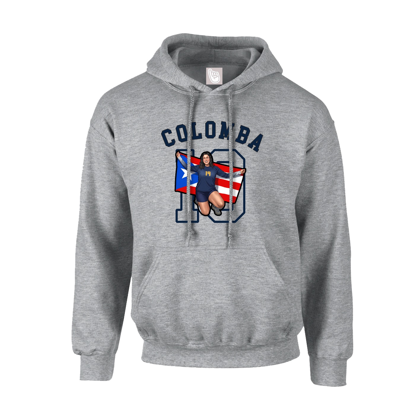 Hoodie — Shirsey Arch in Grey