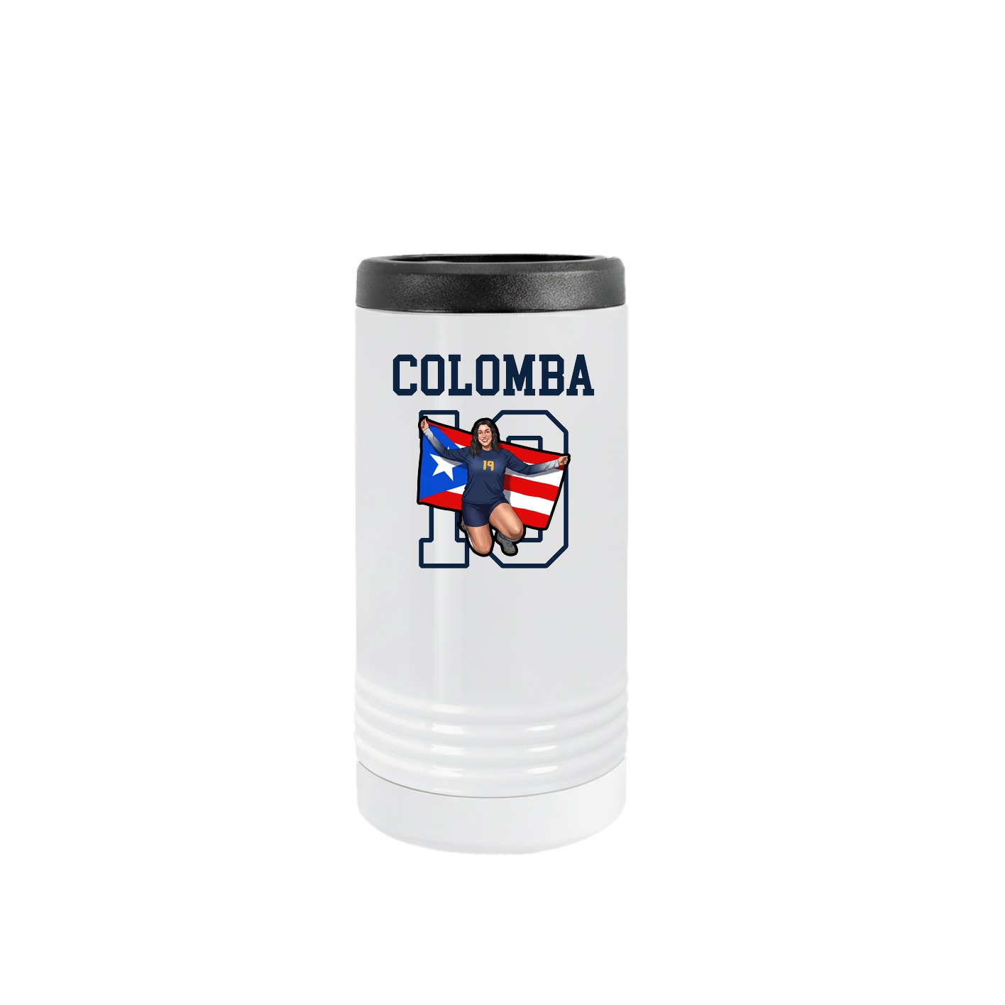 Slim Beverage Holder — Shirsey in White
