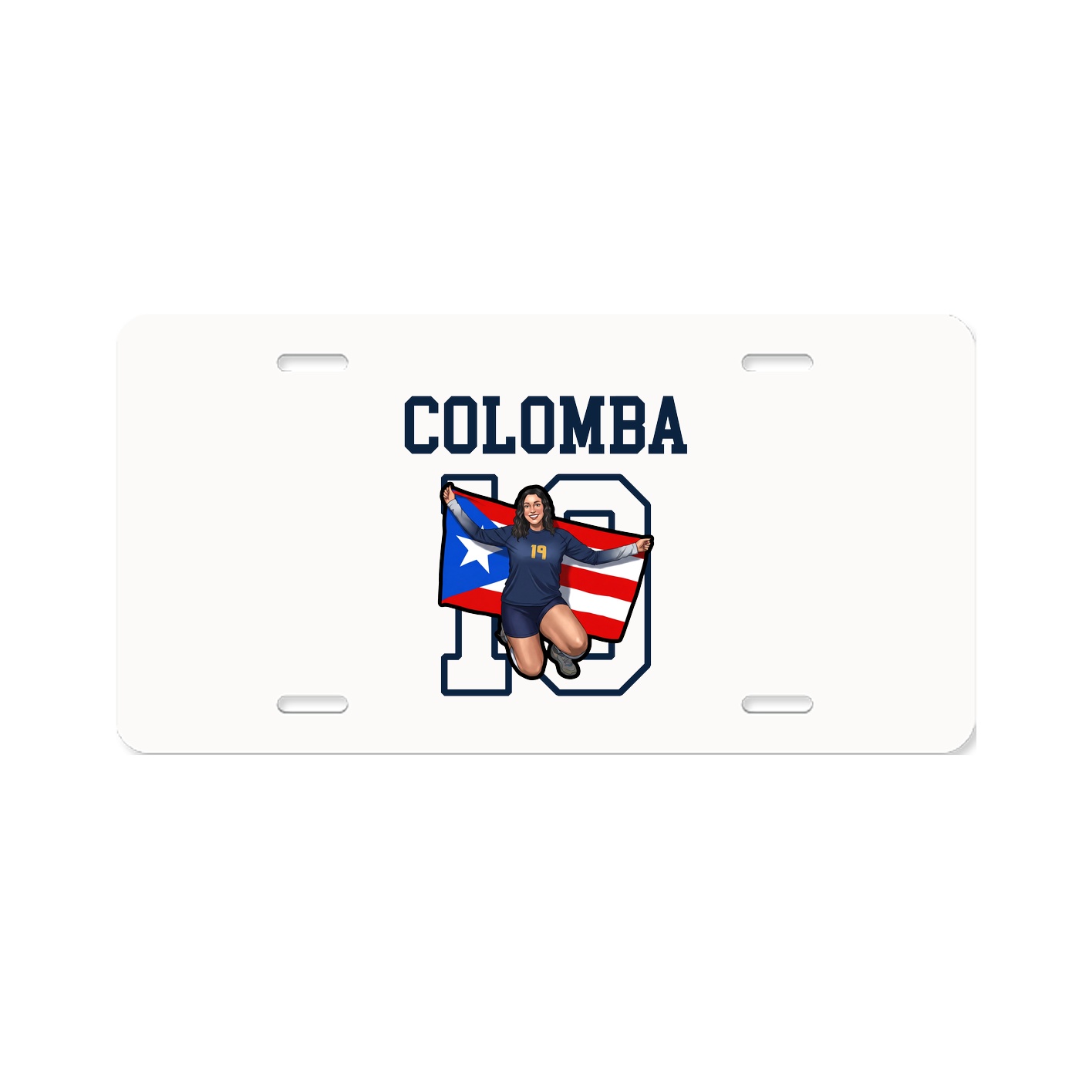 License Plate — Shirsey in Classic
