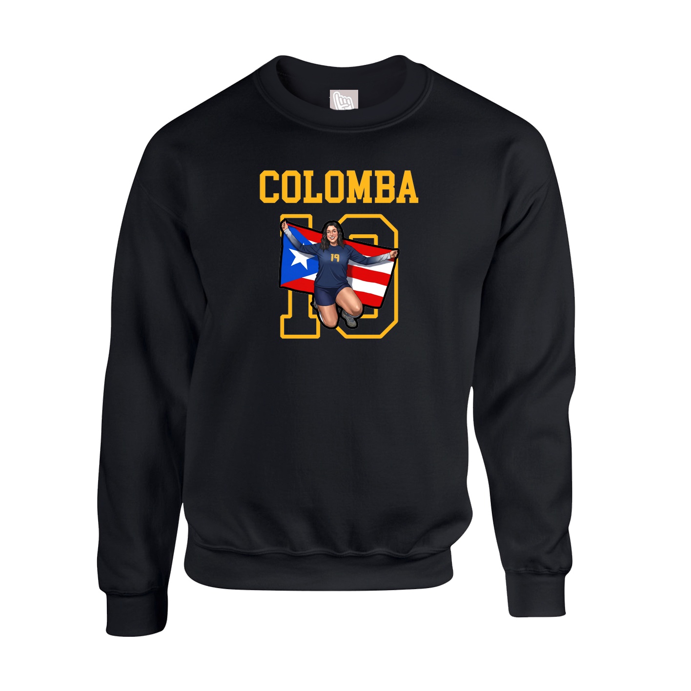 Fleece Crew — Shirsey in Black