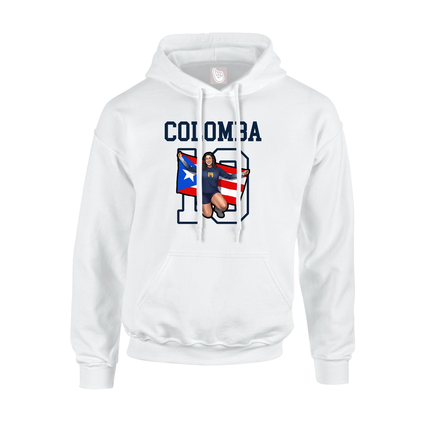 Youth Hoodie — Shirsey in White