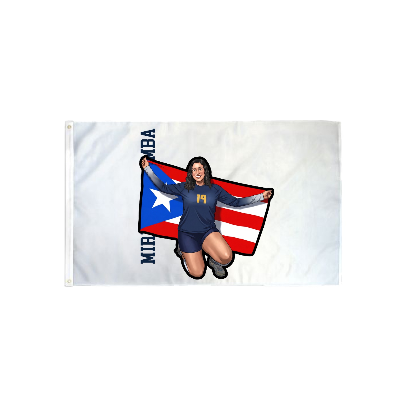 3x5 Flag — Name Vertical in Classic
