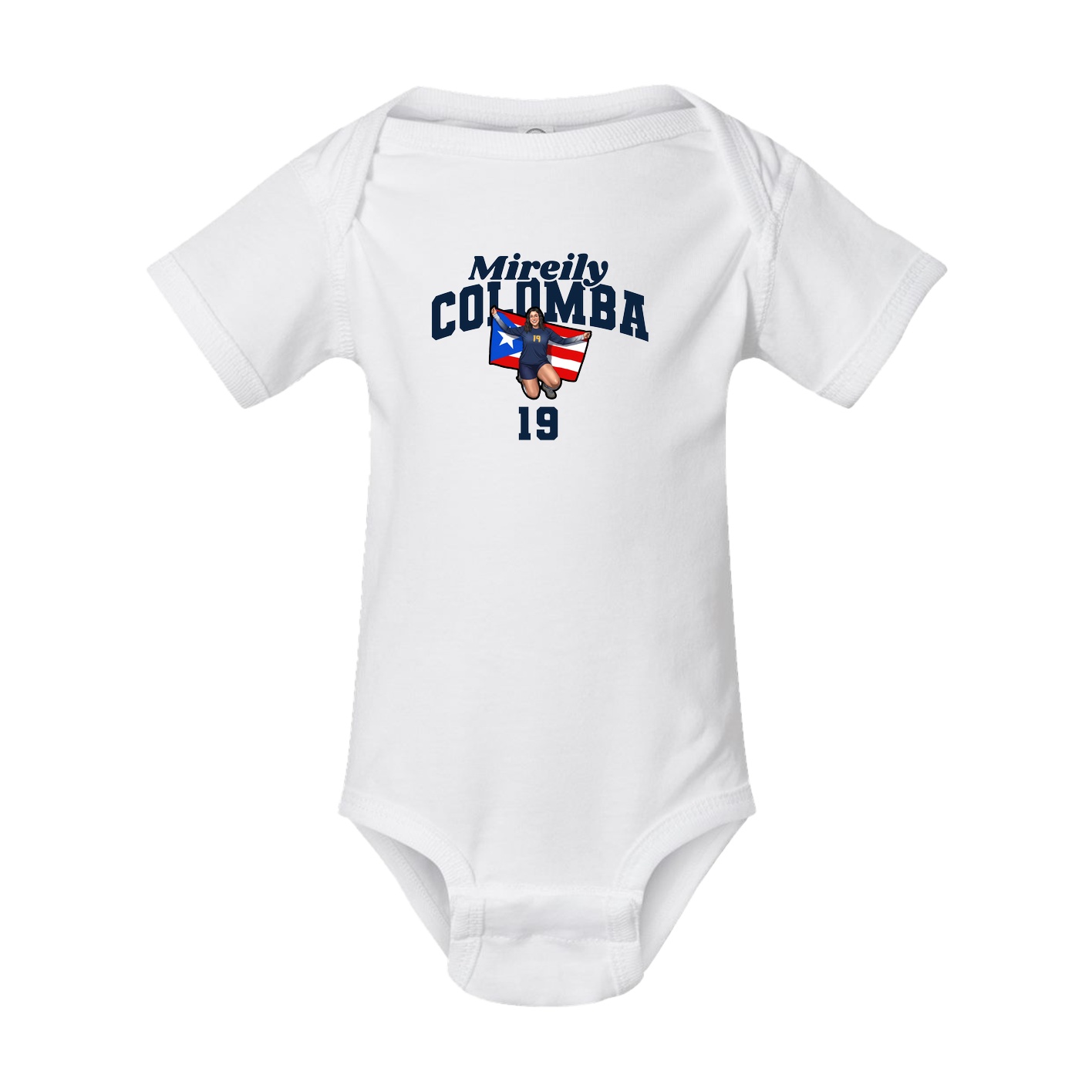 Baby Onesie — Signature Arch in White