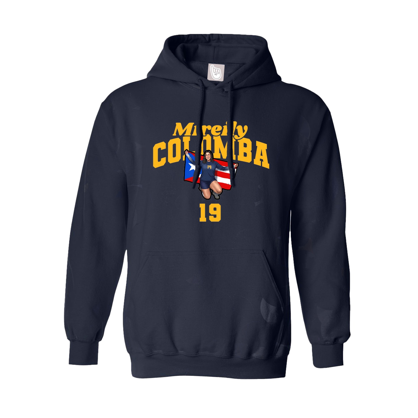 Hoodie — Signature Arch in Navy