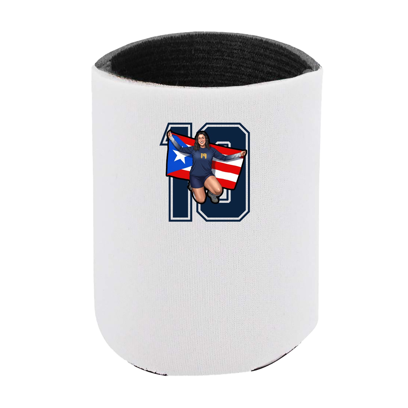Can Holder — Number in White